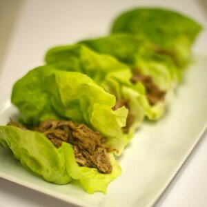 Fit & Festive: Root Beer Pulled Pork Lettuce Wraps (Slow Cooker Recipe)